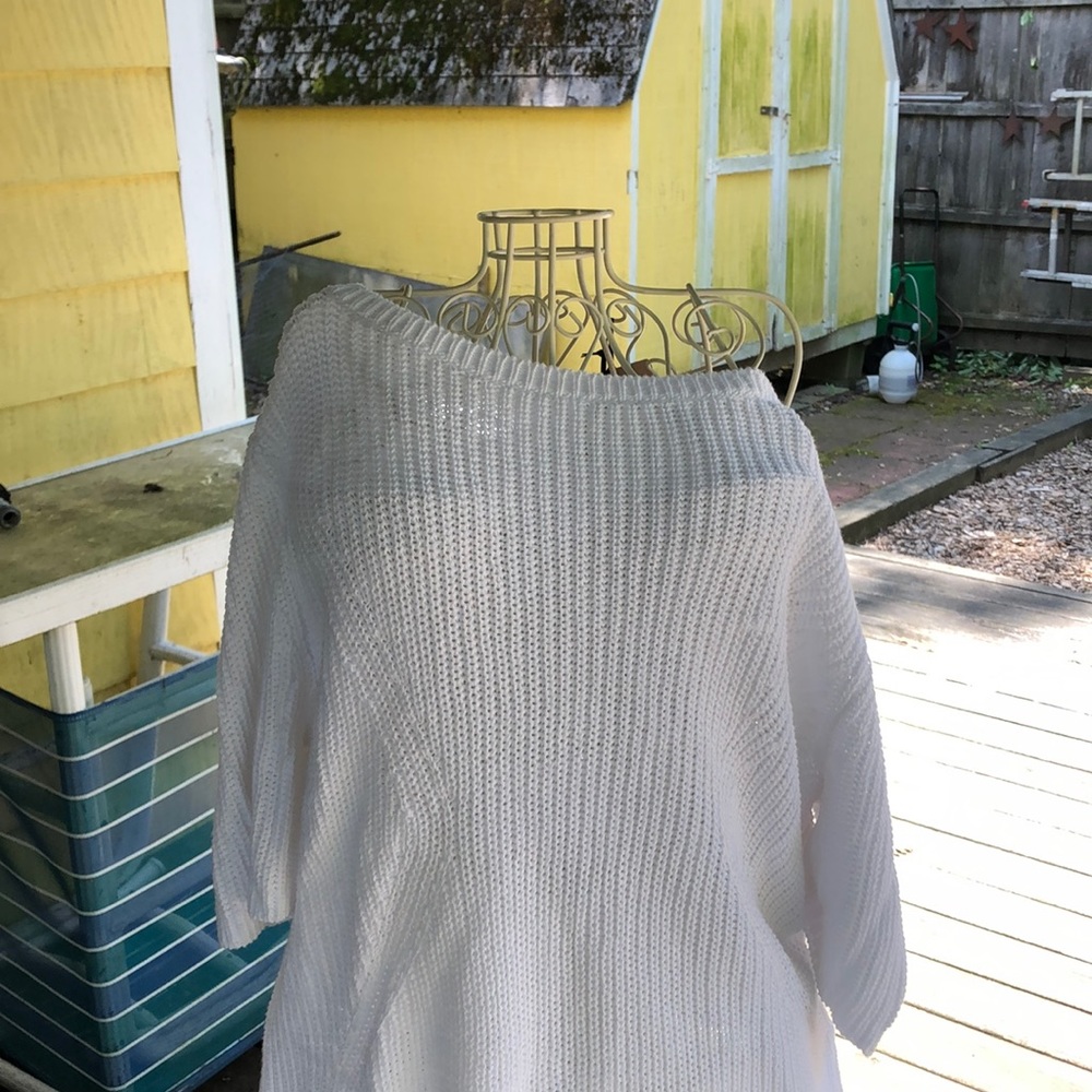 White sweater